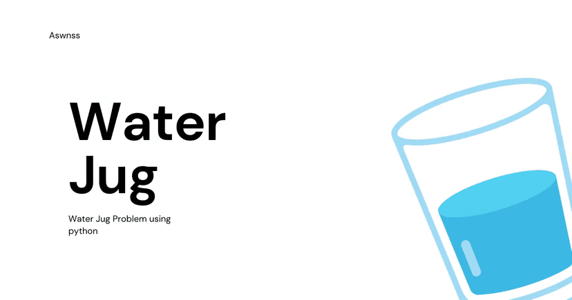 Solving the Water Jug Problem using Depth-First Search (DFS)